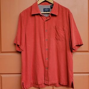 Nat Nast Garnet silk blend button down (L)